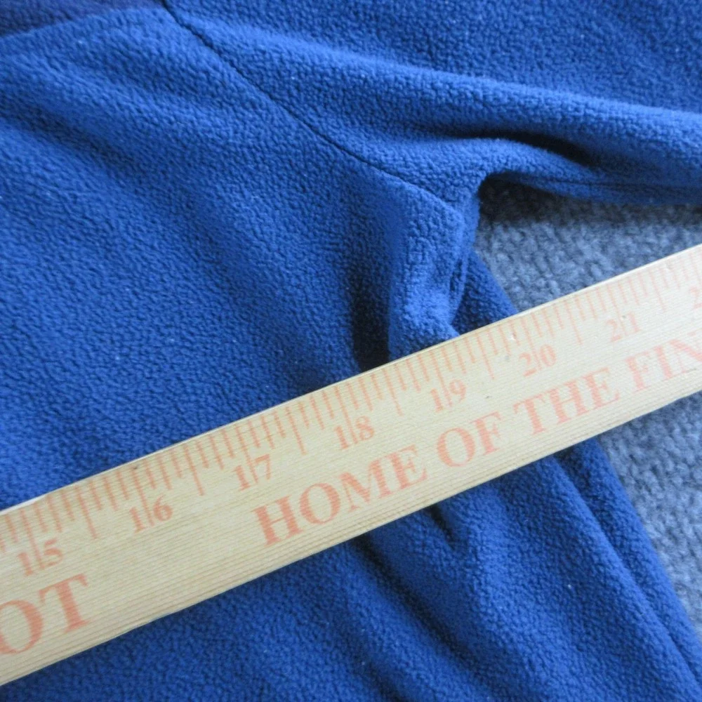 The‎ North Face Jacket Mens Large Blue Fleece 1/4 Zip Colorblock Pullover Hiking